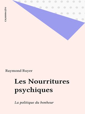 cover image of Les Nourritures psychiques